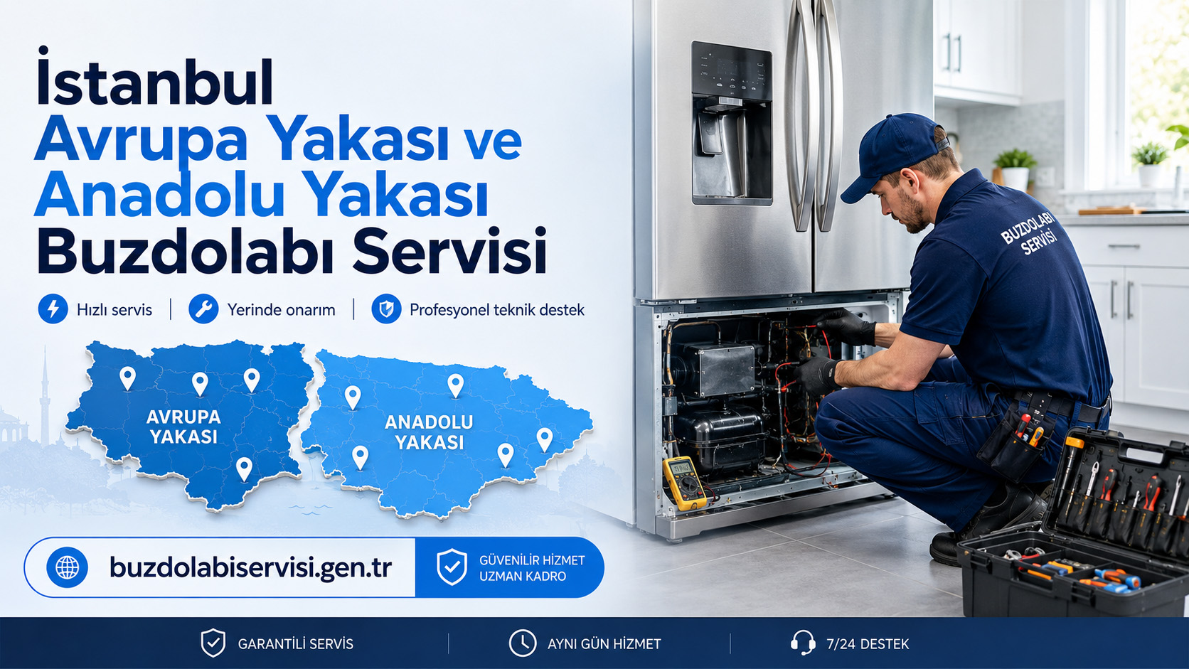 Harita alanı — İstanbul hizmet bölgesi
